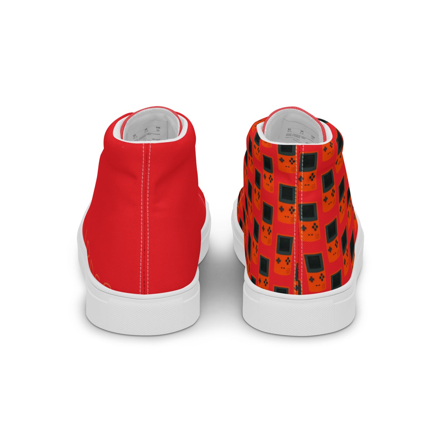 Men’s high top canvas shoes