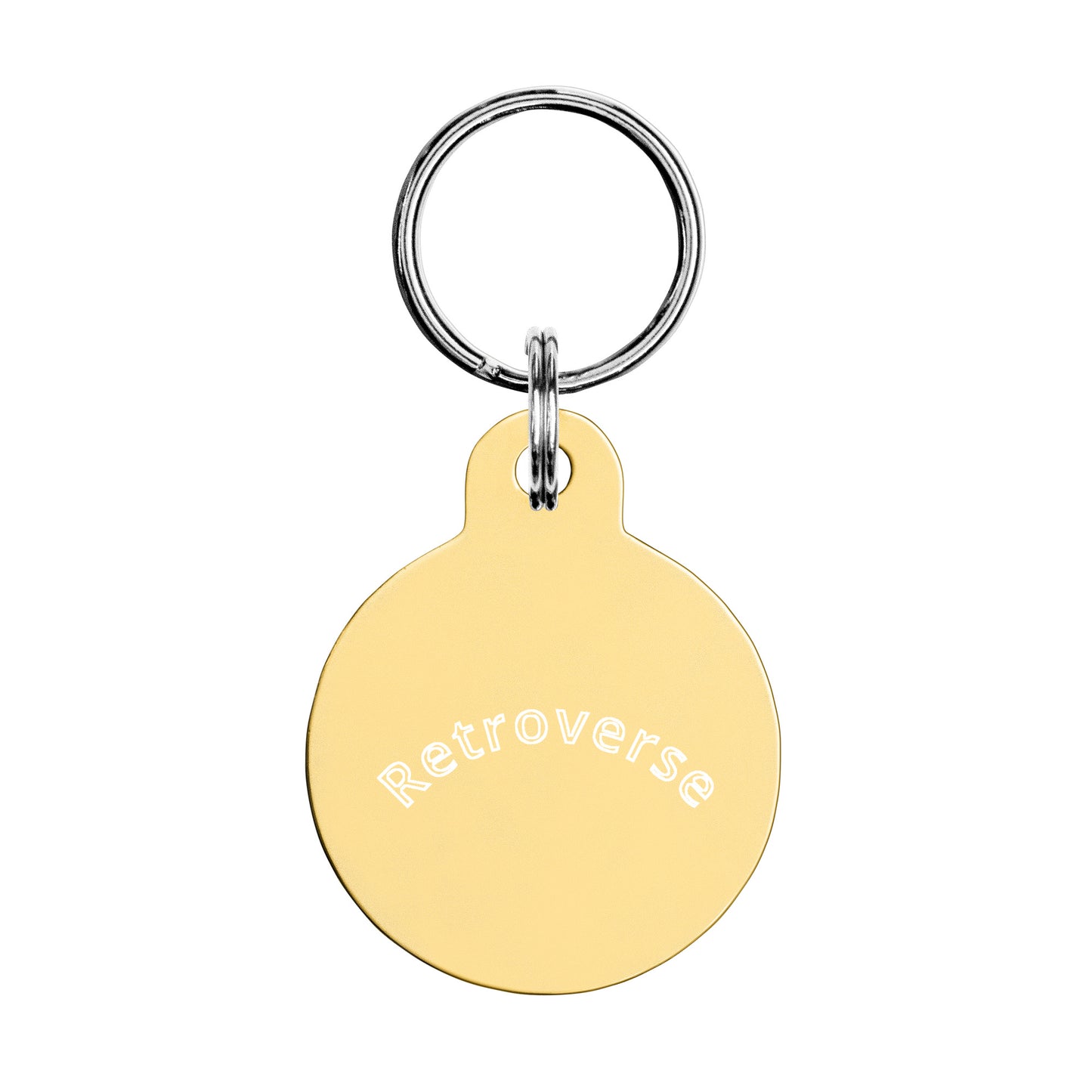 Engraved pet ID tag