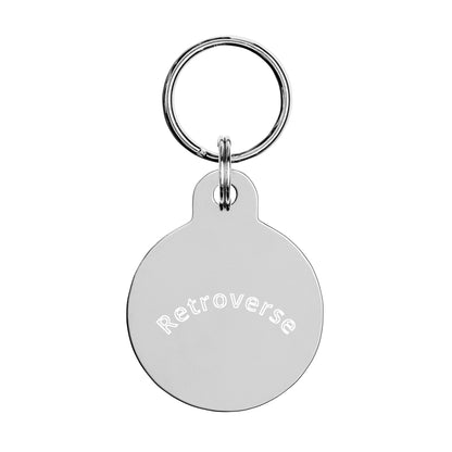 Engraved pet ID tag