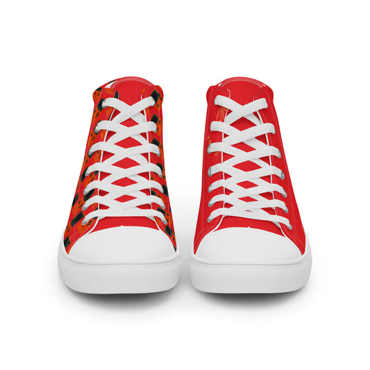 Men’s high top canvas shoes